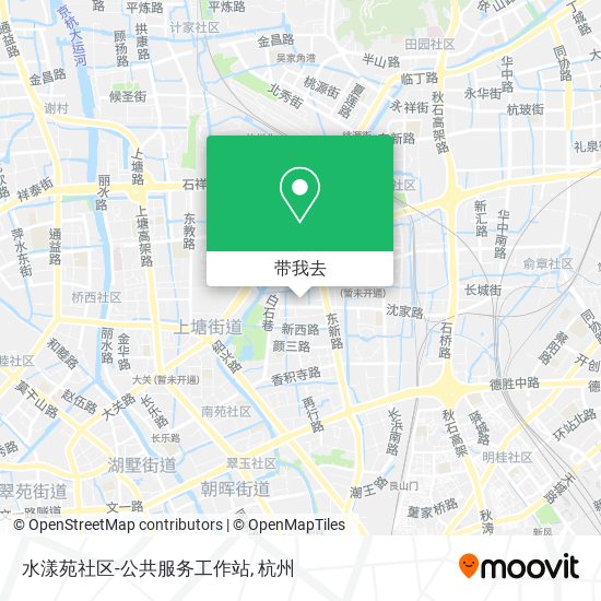 水漾苑社区-公共服务工作站地图