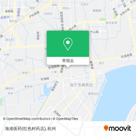 海港医药(红色村药店)地图