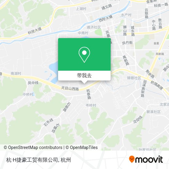 杭·H捷豪工贸有限公司地图
