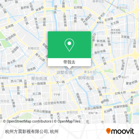 杭州方晨影视有限公司地图