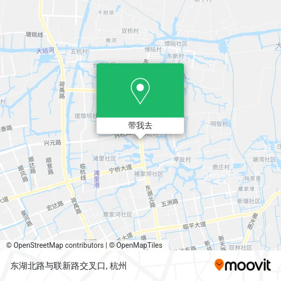 东湖北路与联新路交叉口地图