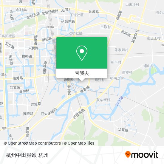 杭州中田服饰地图
