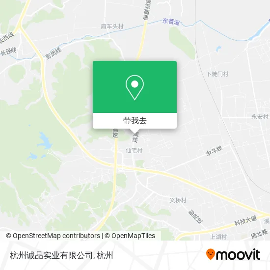 杭州诚品实业有限公司地图
