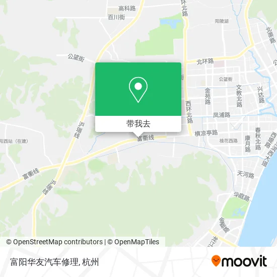 富阳华友汽车修理地图