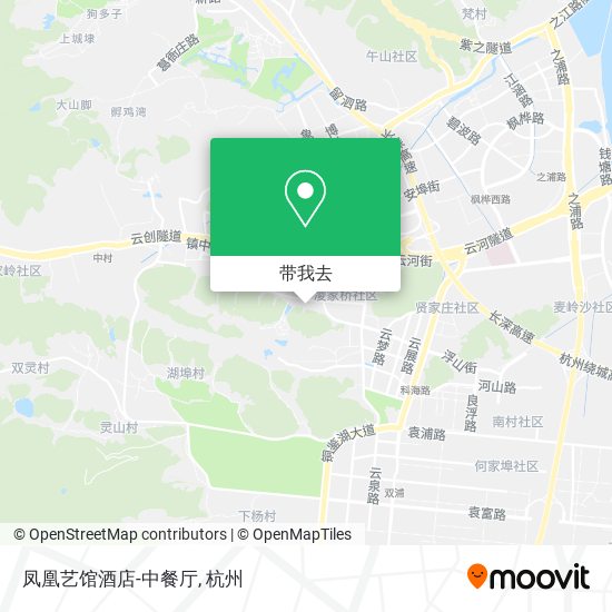 凤凰艺馆酒店-中餐厅地图