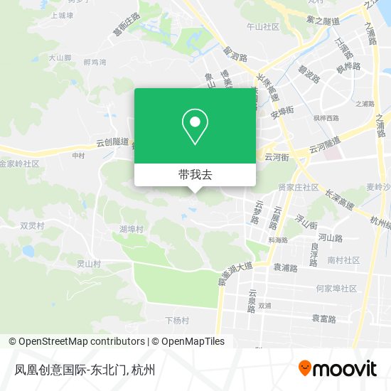 凤凰创意国际-东北门地图