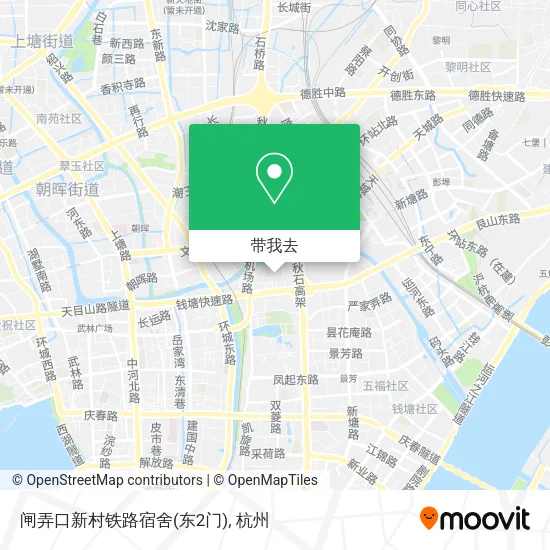 闸弄口新村铁路宿舍(东2门)地图