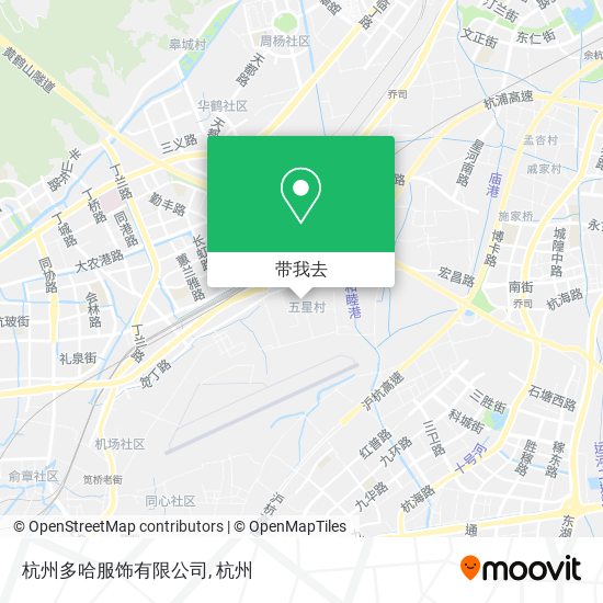 杭州多哈服饰有限公司地图