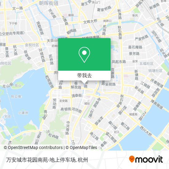 万安城市花园南苑-地上停车场地图