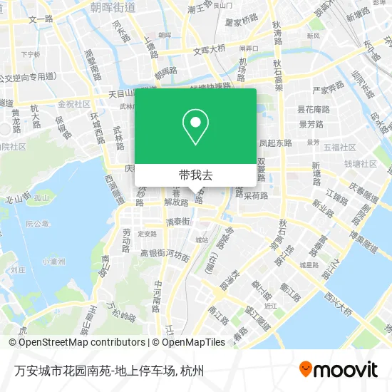 万安城市花园南苑-地上停车场地图