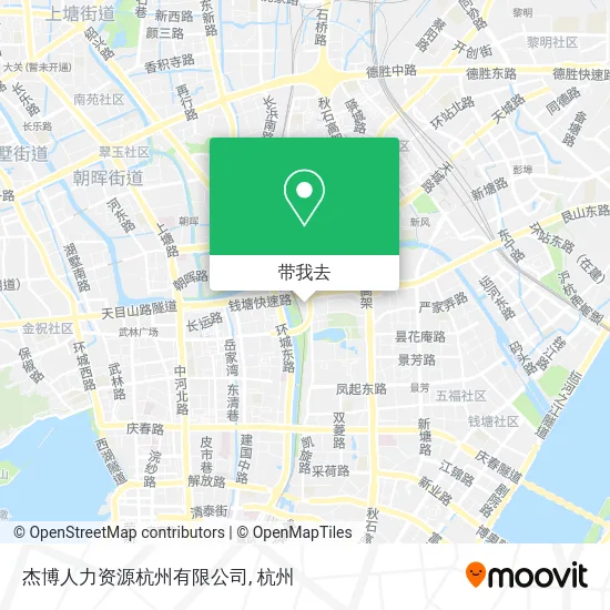 杰博人力资源杭州有限公司地图