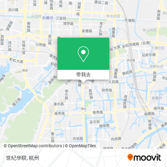 世纪华联地图