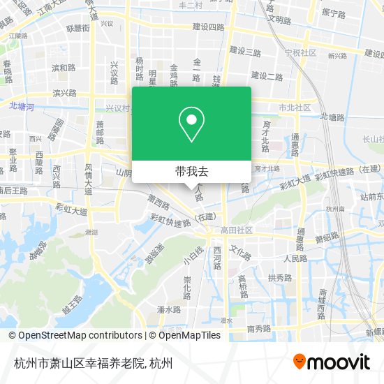 杭州市萧山区幸福养老院地图