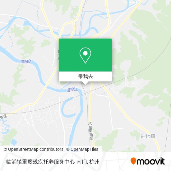 临浦镇重度残疾托养服务中心-南门地图