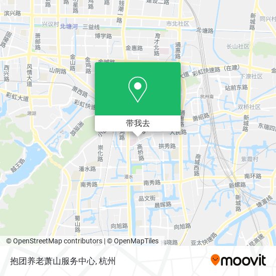 抱团养老萧山服务中心地图
