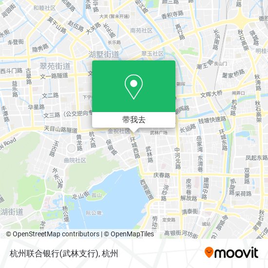 杭州联合银行(武林支行)地图