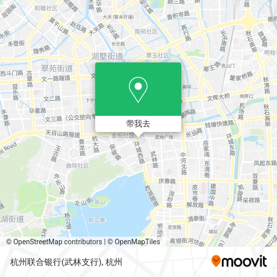 杭州联合银行(武林支行)地图