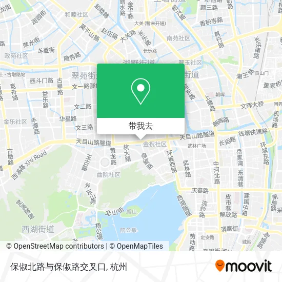 保俶北路与保俶路交叉口地图