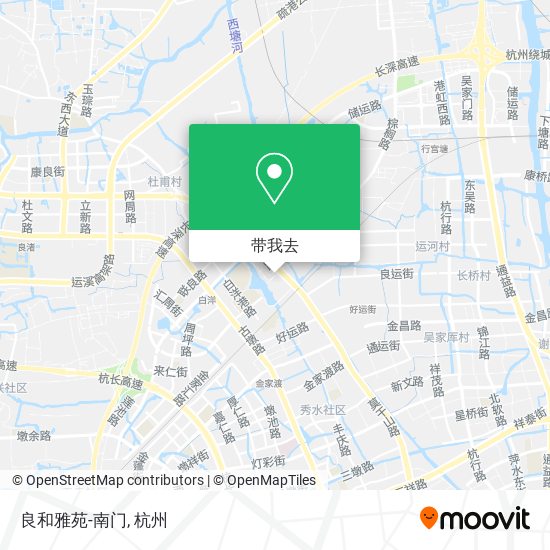 良和雅苑-南门地图