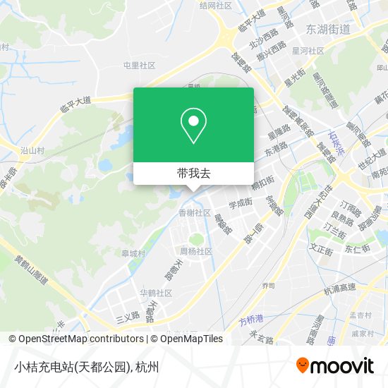 小桔充电站(天都公园)地图
