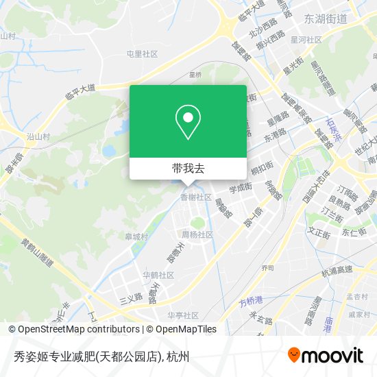 秀姿姬专业减肥(天都公园店)地图