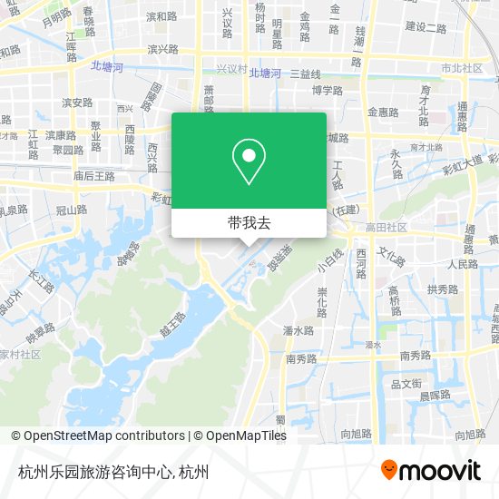 杭州乐园旅游咨询中心地图