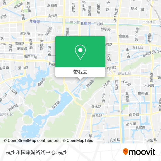 杭州乐园旅游咨询中心地图