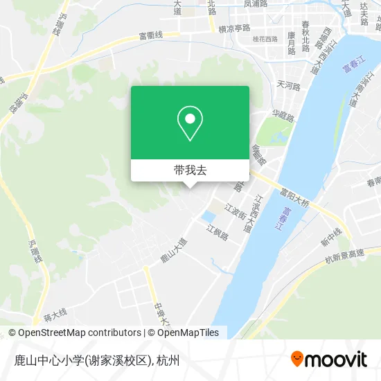鹿山中心小学(谢家溪校区)地图