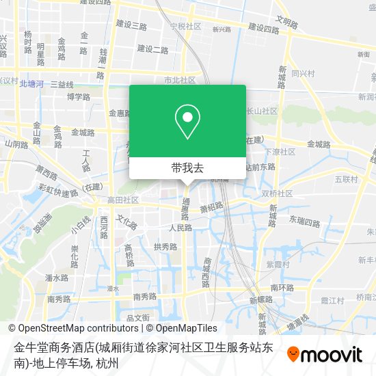 金牛堂商务酒店(城厢街道徐家河社区卫生服务站东南)-地上停车场地图