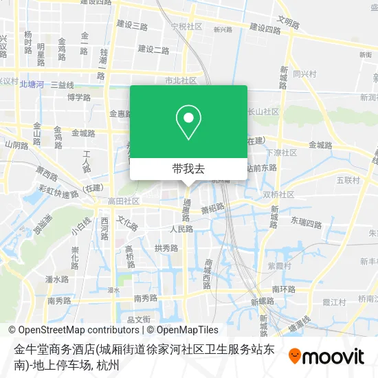 金牛堂商务酒店(城厢街道徐家河社区卫生服务站东南)-地上停车场地图