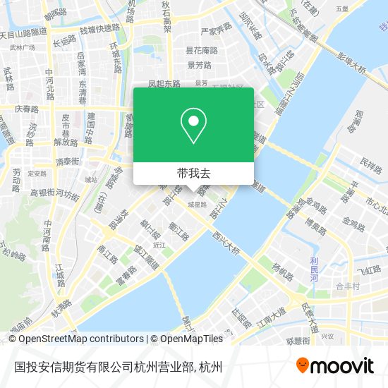 国投安信期货有限公司杭州营业部地图