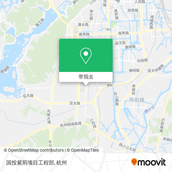 国投紫荊项目工程部地图