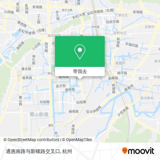 通惠南路与新螺路交叉口地图