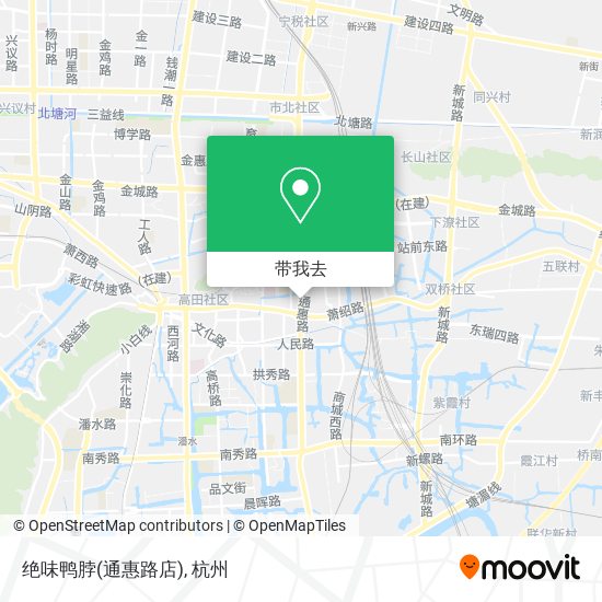 绝味鸭脖(通惠路店)地图