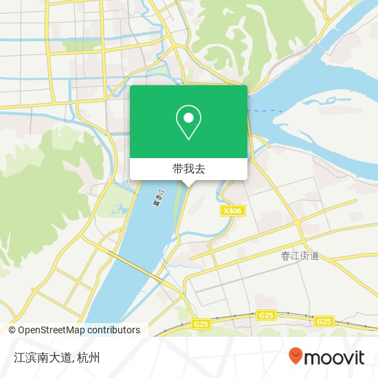 江滨南大道地图