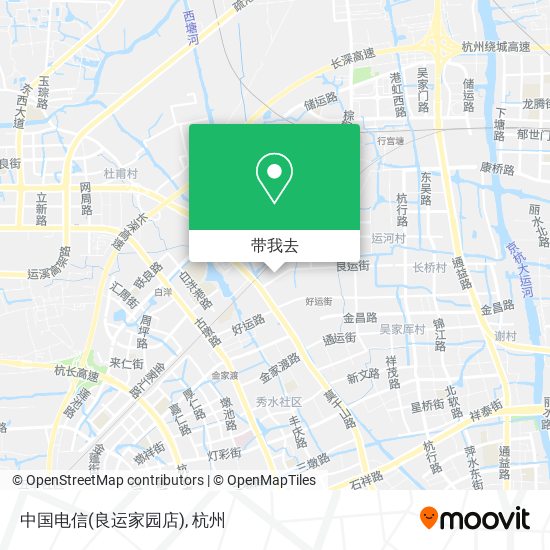 中国电信(良运家园店)地图