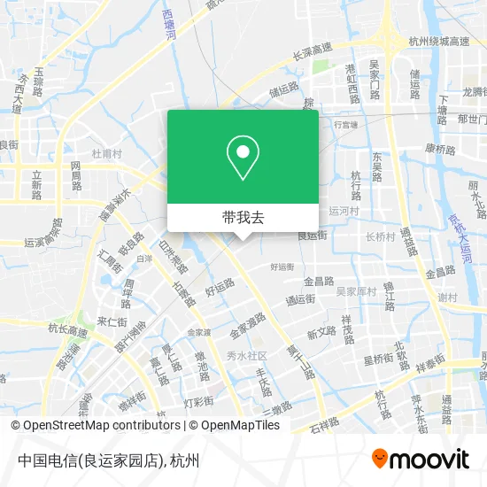 中国电信(良运家园店)地图
