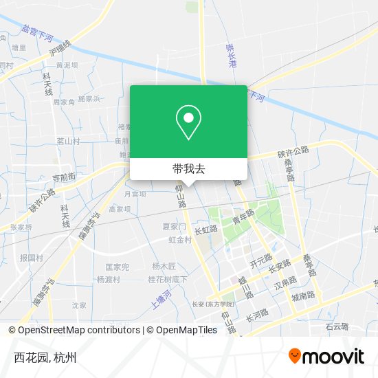 西花园地图