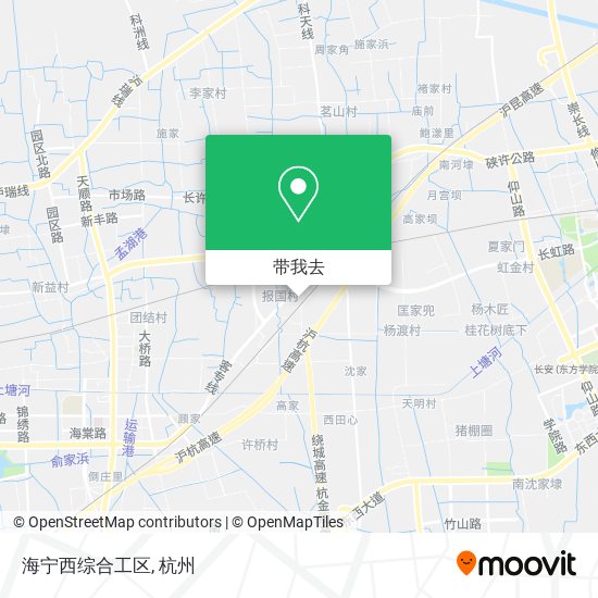 海宁西综合工区地图