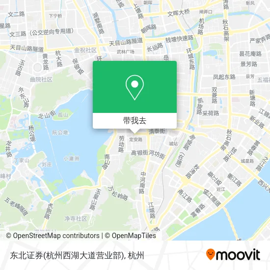 东北证券(杭州西湖大道营业部)地图