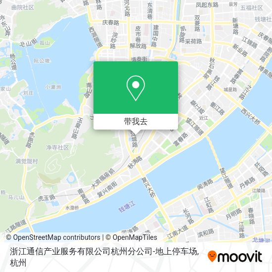 浙江通信产业服务有限公司杭州分公司-地上停车场地图