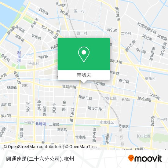 圆通速递(二十六分公司)地图