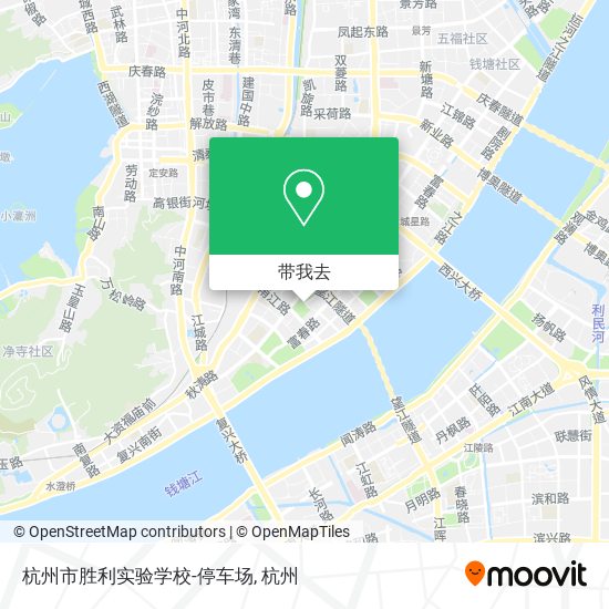 杭州市胜利实验学校-停车场地图