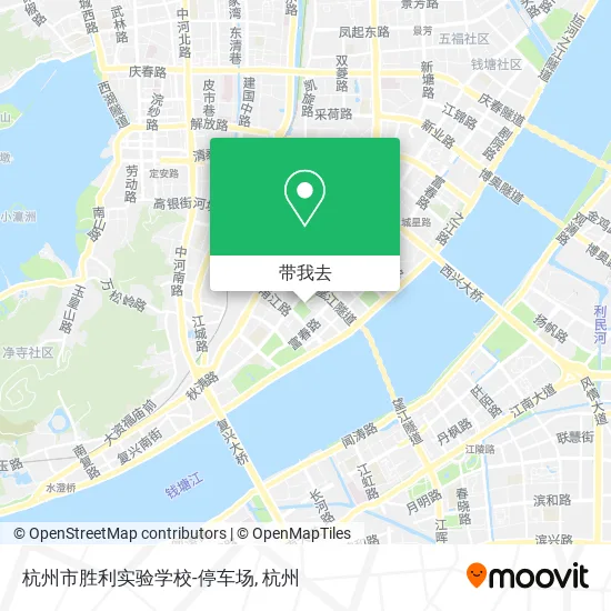 杭州市胜利实验学校-停车场地图