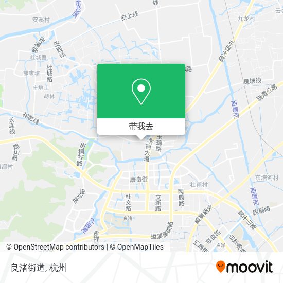 良渚街道地图