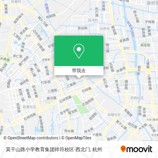 莫干山路小学教育集团祥符校区-西北门地图