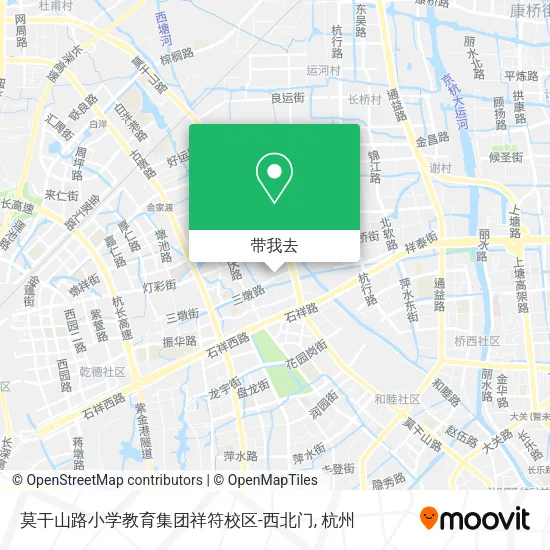 莫干山路小学教育集团祥符校区-西北门地图