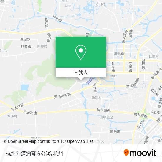 杭州陆潇洒普通公寓地图