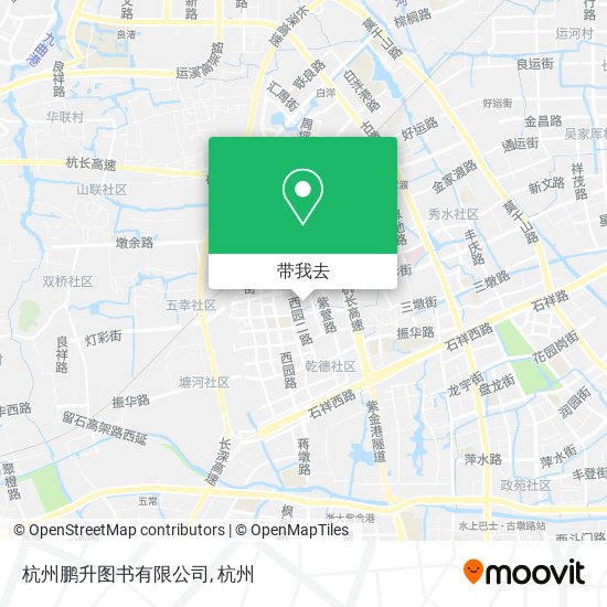 杭州鹏升图书有限公司地图