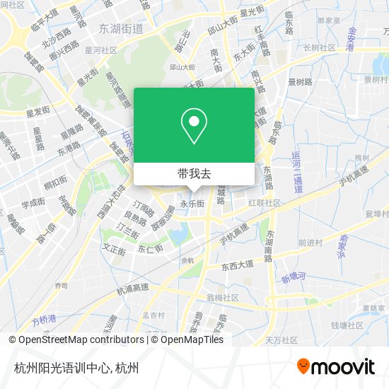 杭州阳光语训中心地图